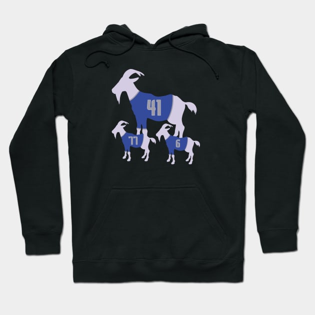 Dallas Mavericks Goats Hoodie by slawisa